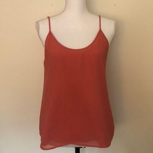 Chelsea 28 Coral Sleeveless Top Size Large